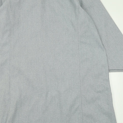 Gerard Womens Grey Crew Neck  Polyester Cardigan Jumper Size 12
