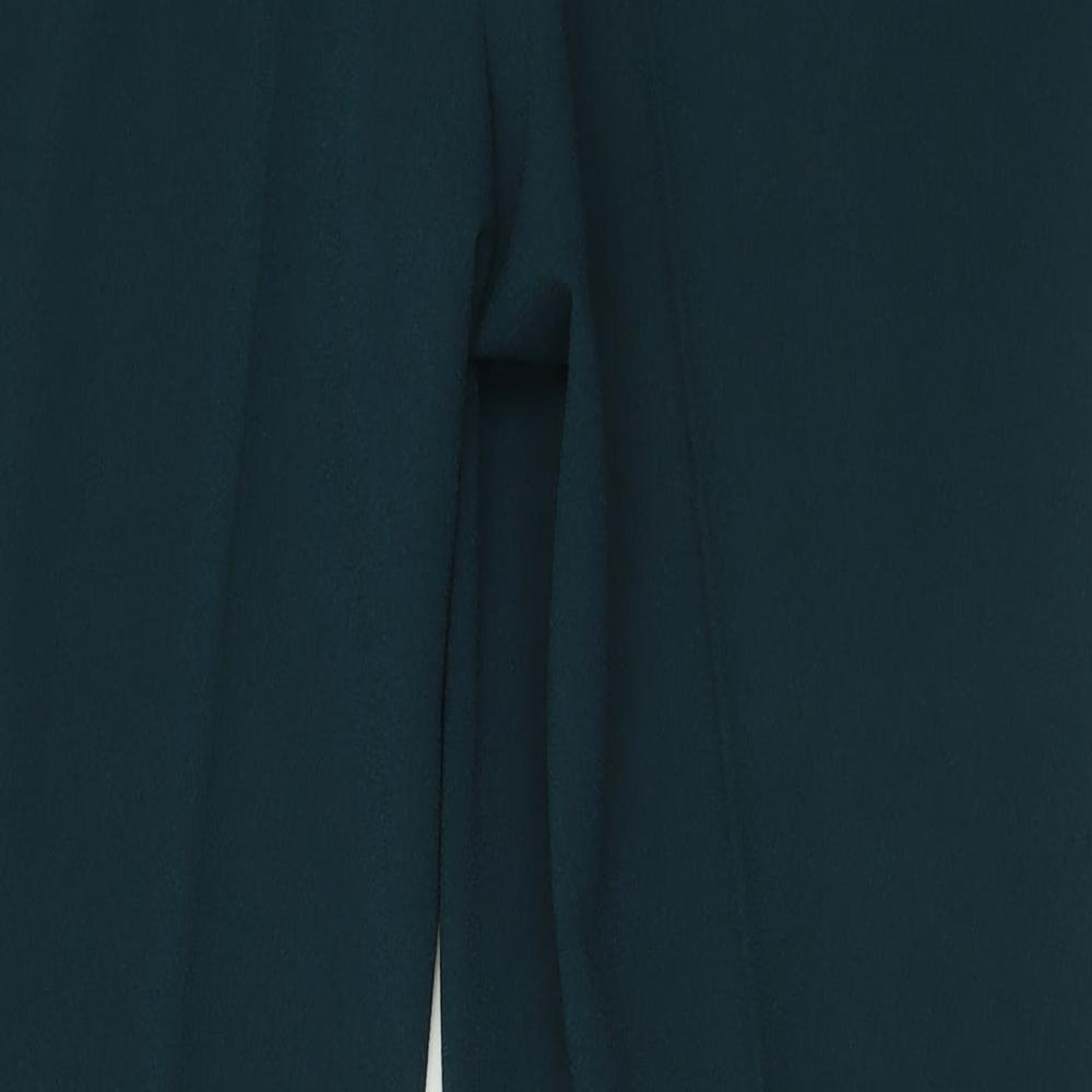 Vogue Womens Green  Polyester Trousers  Size 16 L30 in Regular Button