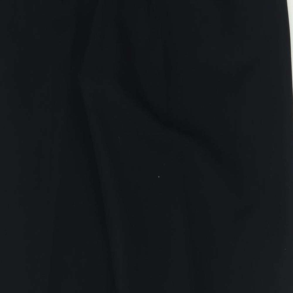 BM Womens Blue  Polyester Trousers  Size 16 L30 in Regular
