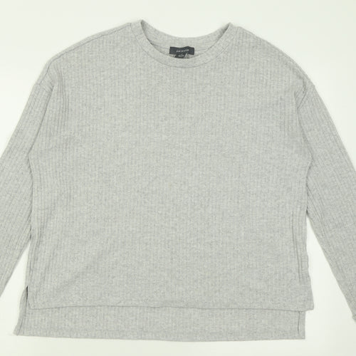 Primark Womens Grey Crew Neck  Polyester Pullover Jumper Size S