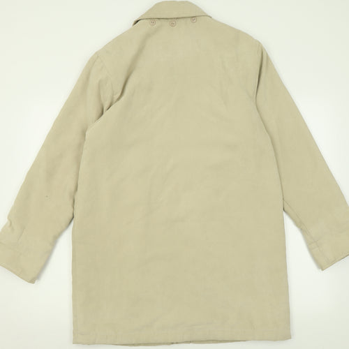 bonmarch Mens Beige   Jacket Coat Size S  Zip
