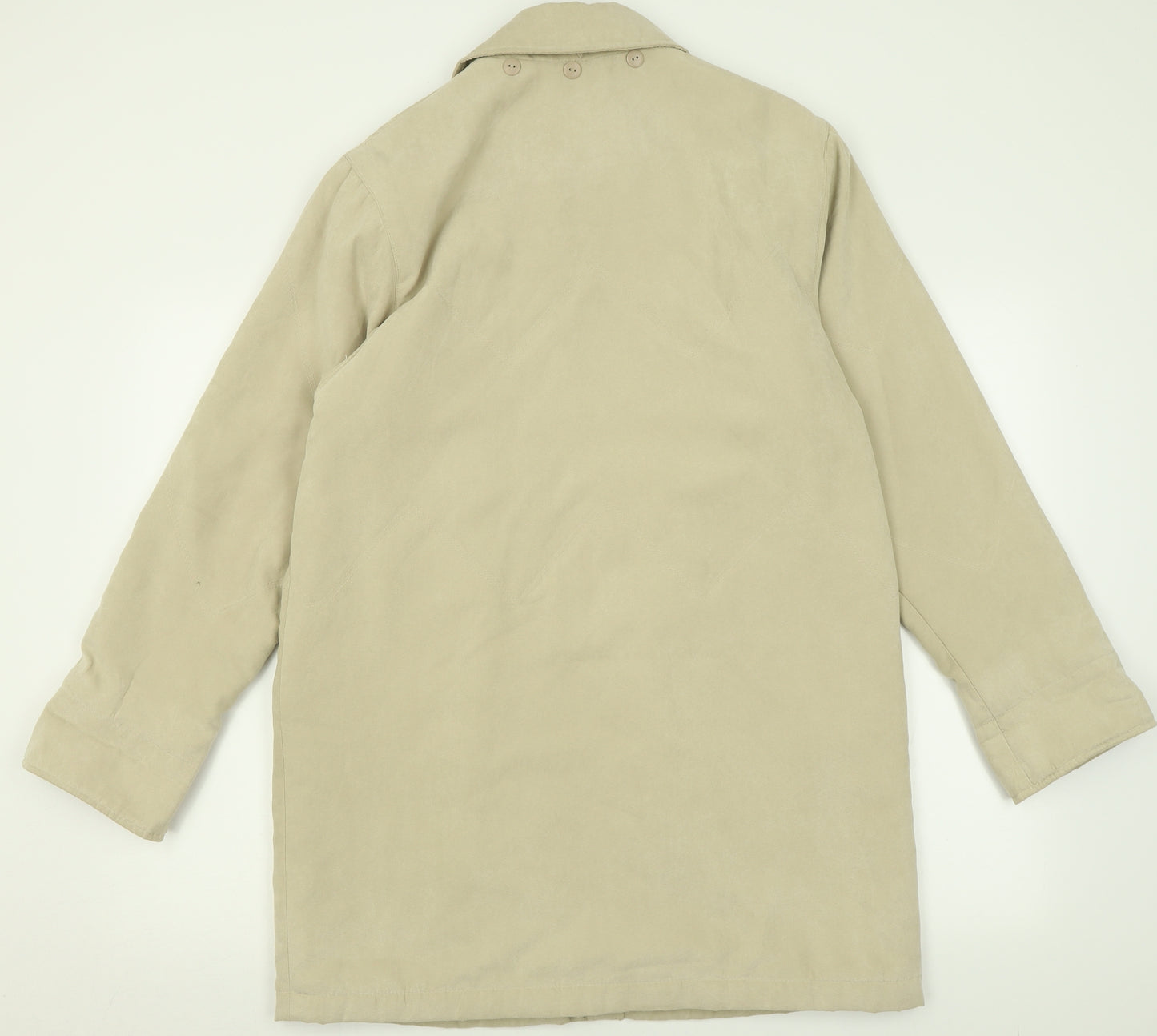 bonmarch Mens Beige   Jacket Coat Size S  Zip