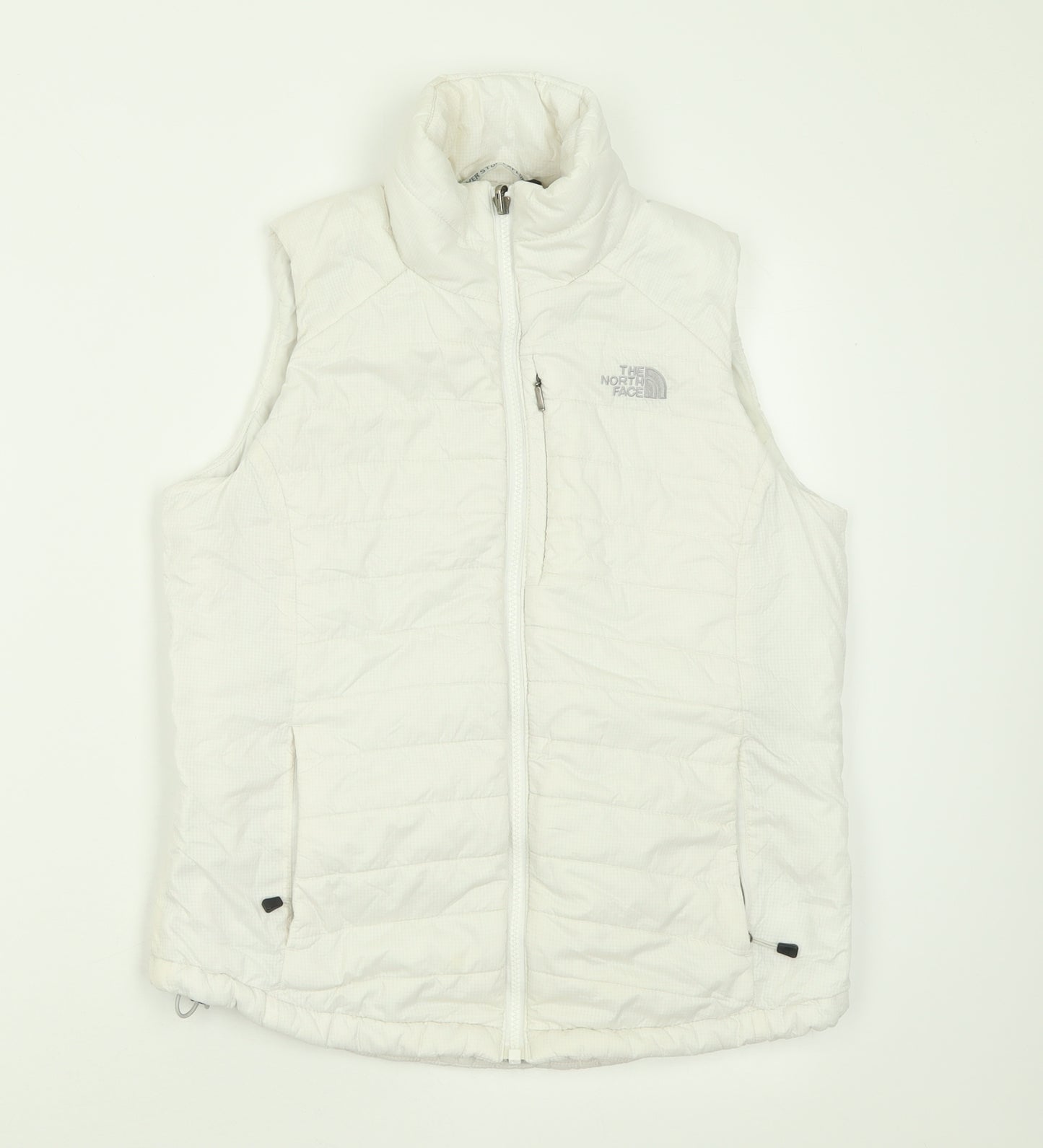 The North Face Womens White   Gilet Jacket Size S  Zip
