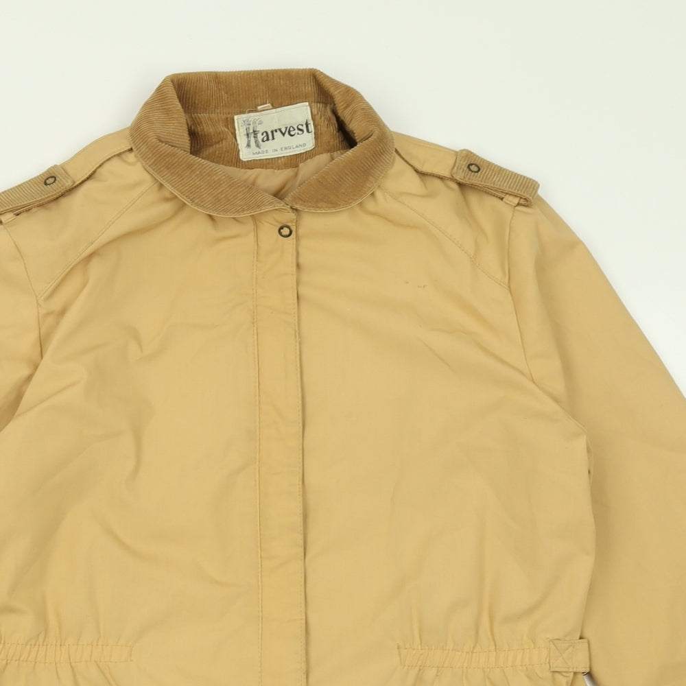 harvest Womens Brown   Jacket  Size 10  Zip