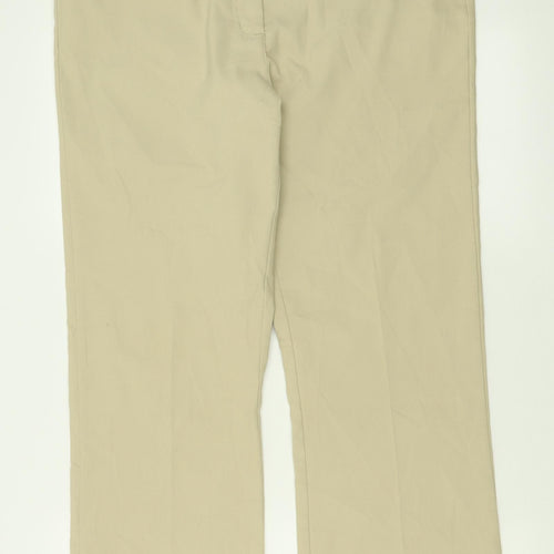 Mackays Womens Beige  Polyester Trousers  Size 20 L30 in Regular Button