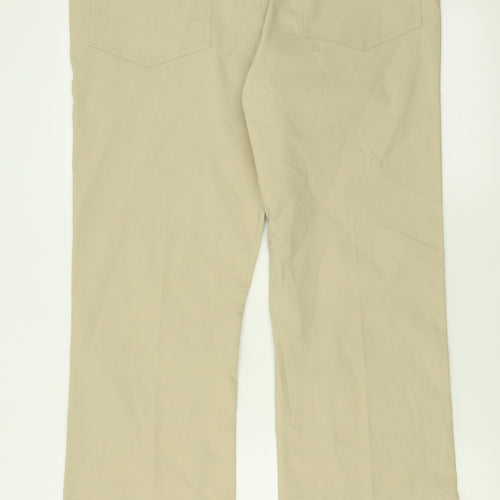 Mackays Womens Beige  Polyester Trousers  Size 20 L30 in Regular Button
