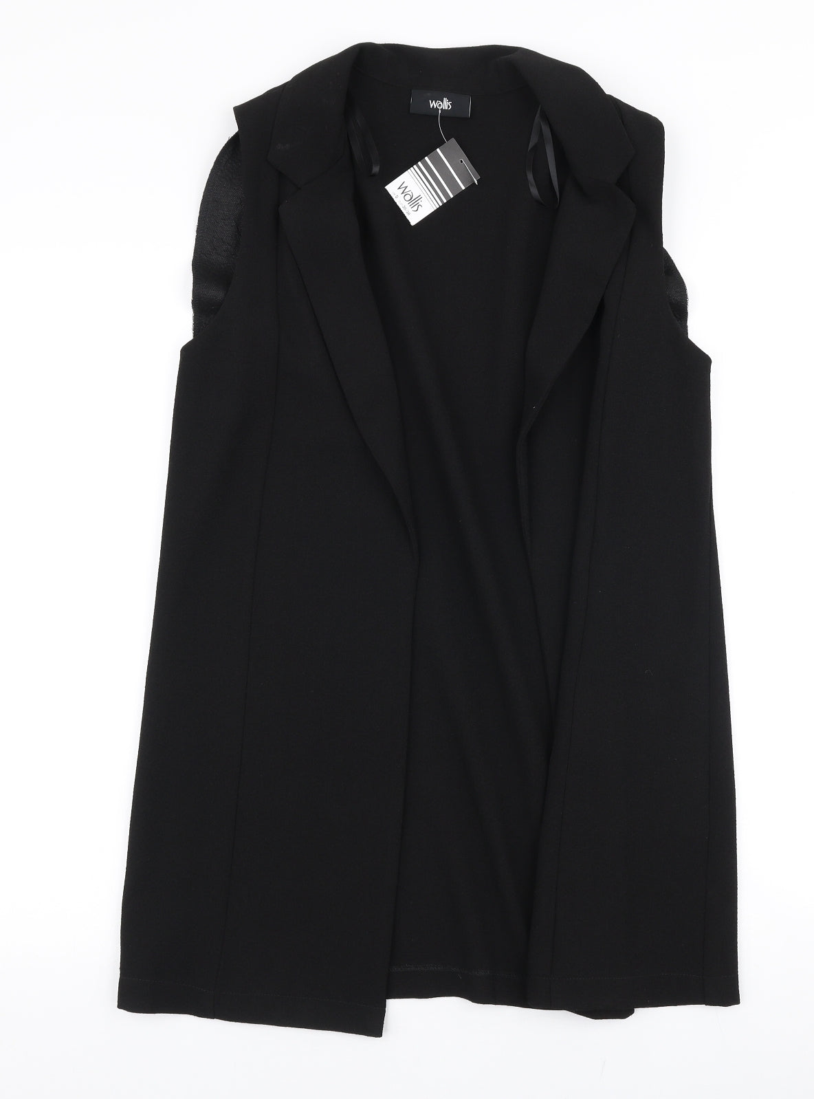 Wallis Womens Black   Gilet Jacket Size S