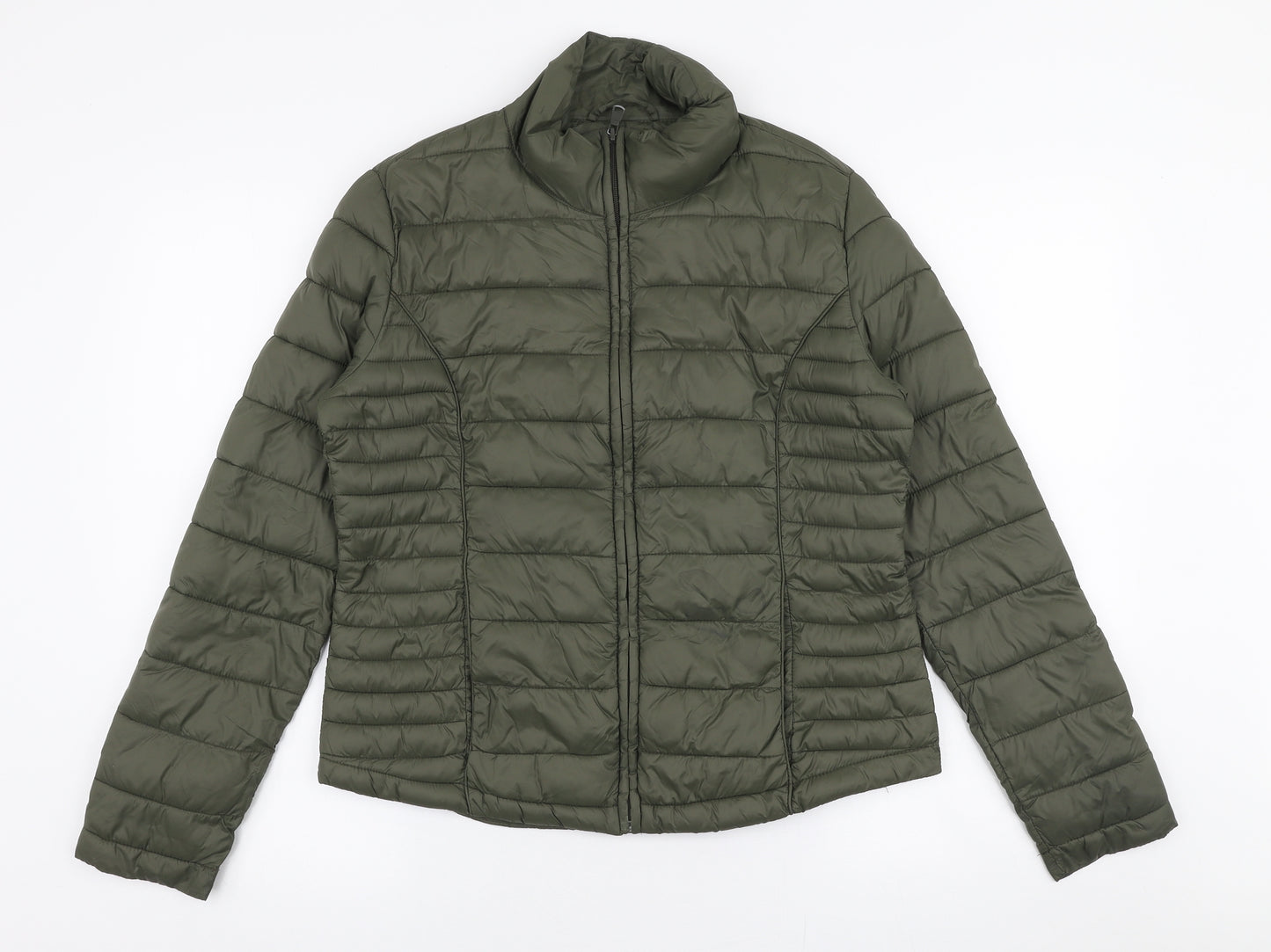 Atmosphere Womens Green   3-in-1 Jacket Coat Size M  Zip