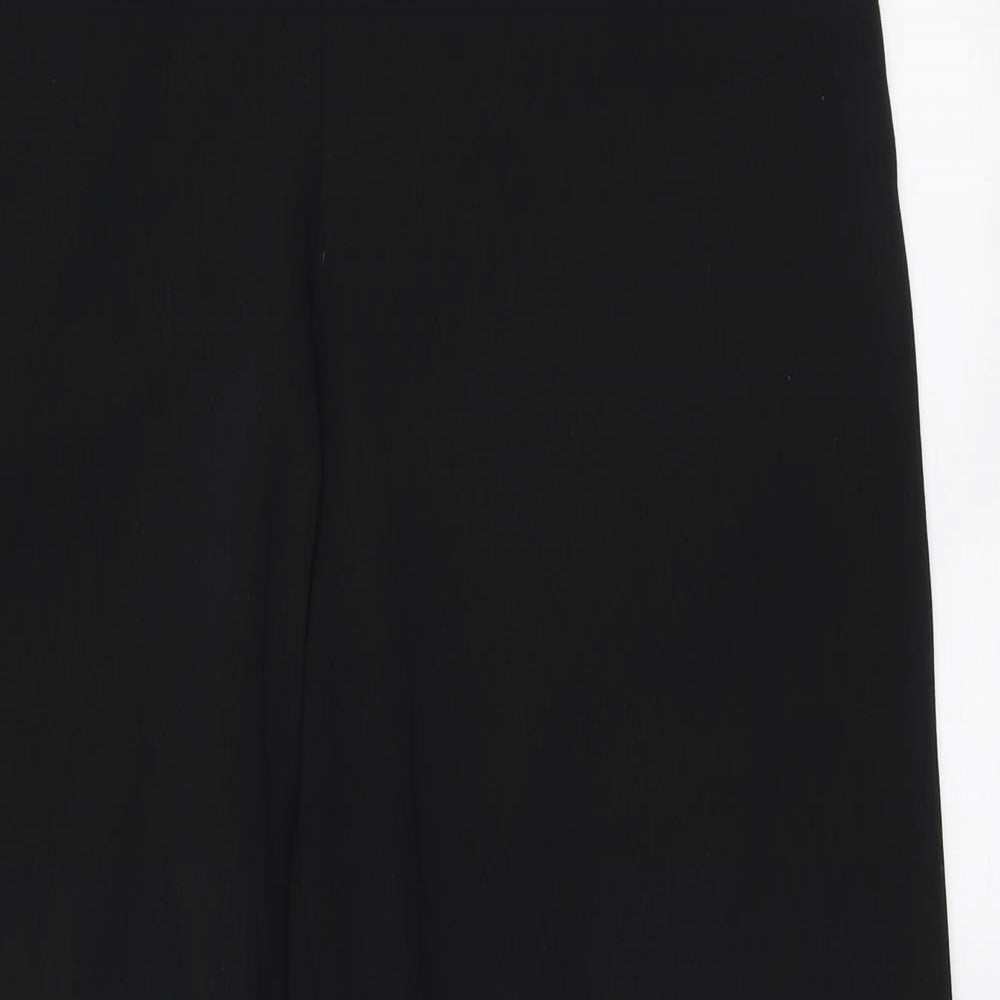 Peacocks Womens Black  Polyester Dress Pants Trousers Size 12 L28 in Regular