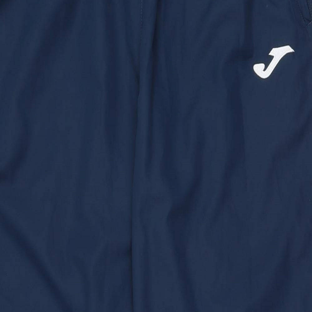 Joma Mens Blue  Polyester Jogger Trousers Size L L30 in Regular