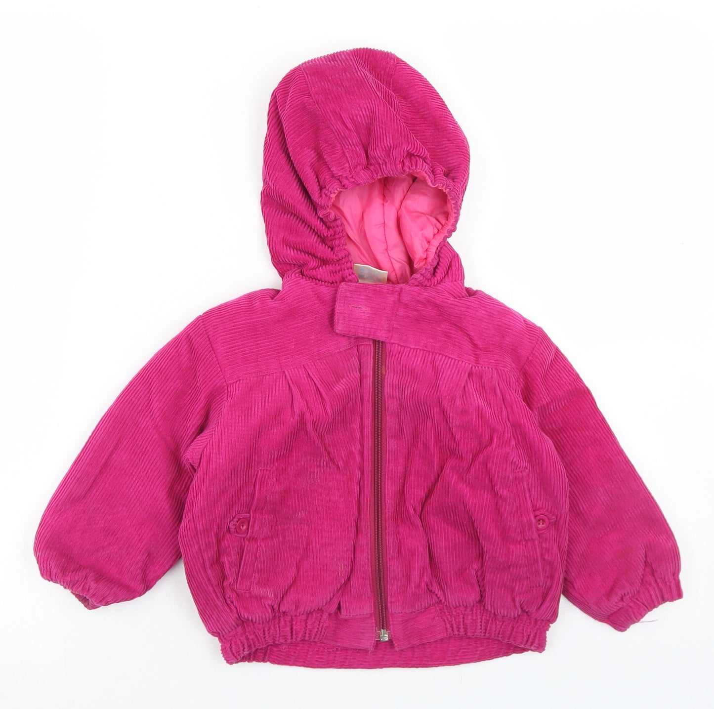 Debretta Girls Pink   Jacket  Size 2 Years  Zip