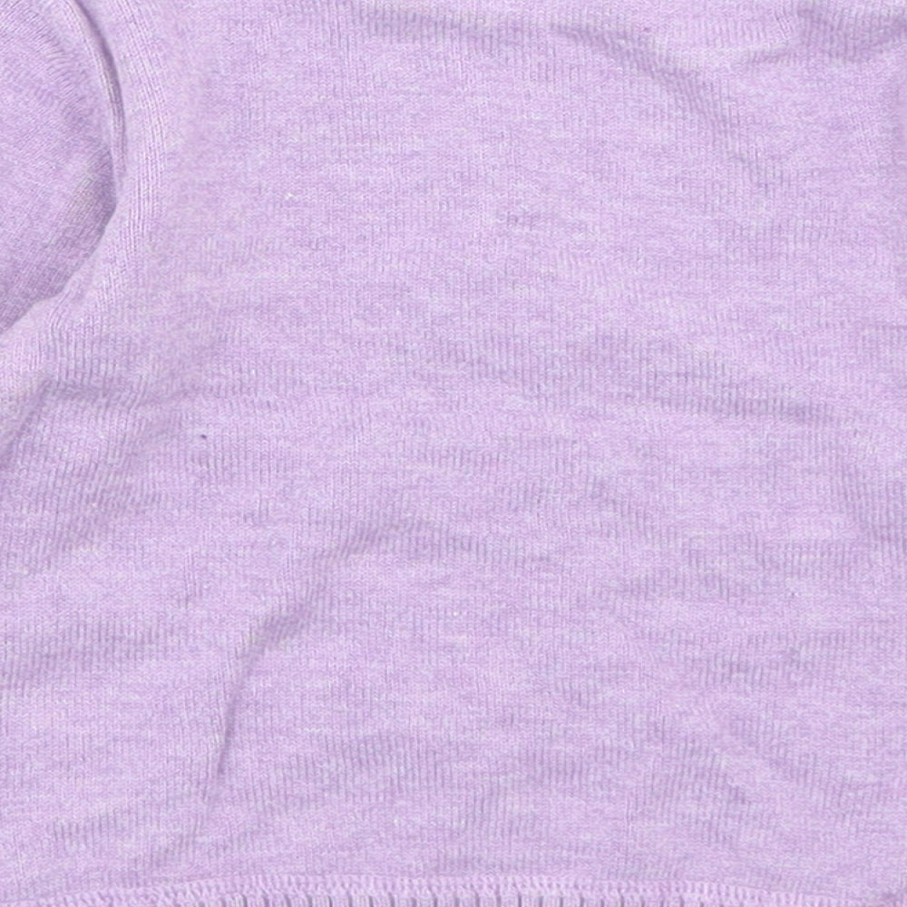 NEXT Boys Purple  Cotton Pullover Jumper Size 9-12 Months