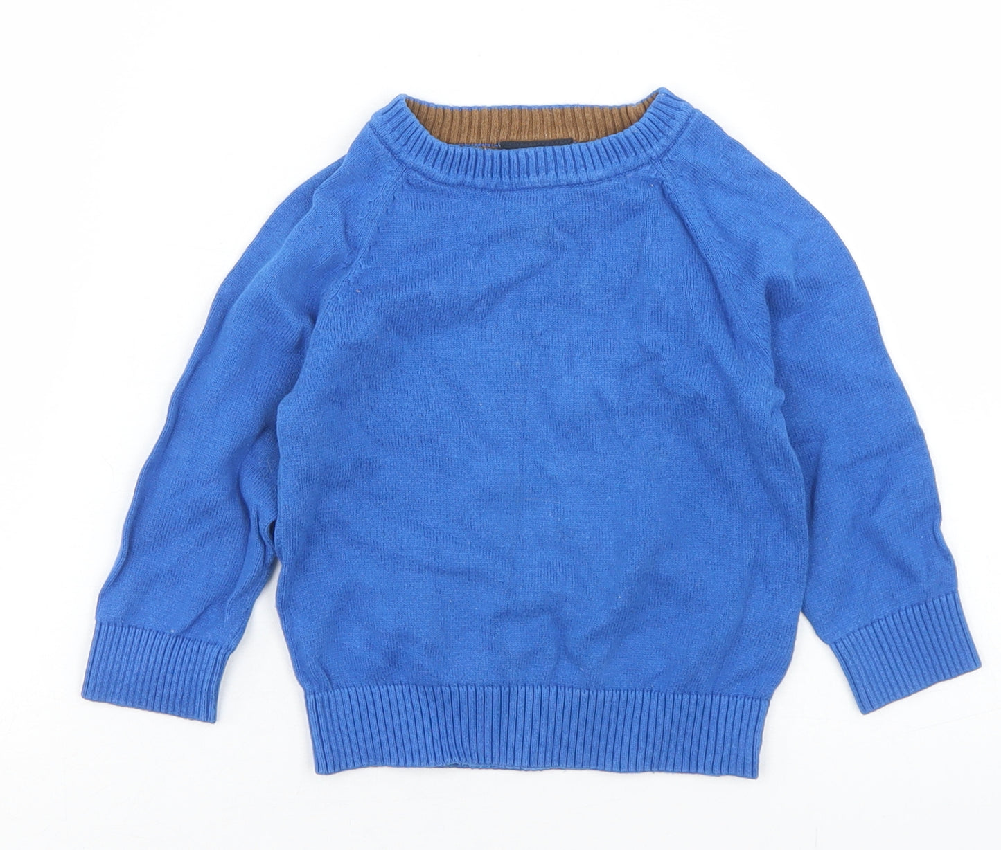 NEXT Boys Blue  Cotton Pullover Jumper Size 9-12 Months