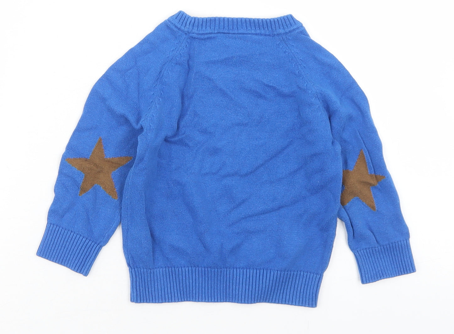 NEXT Boys Blue  Cotton Pullover Jumper Size 9-12 Months