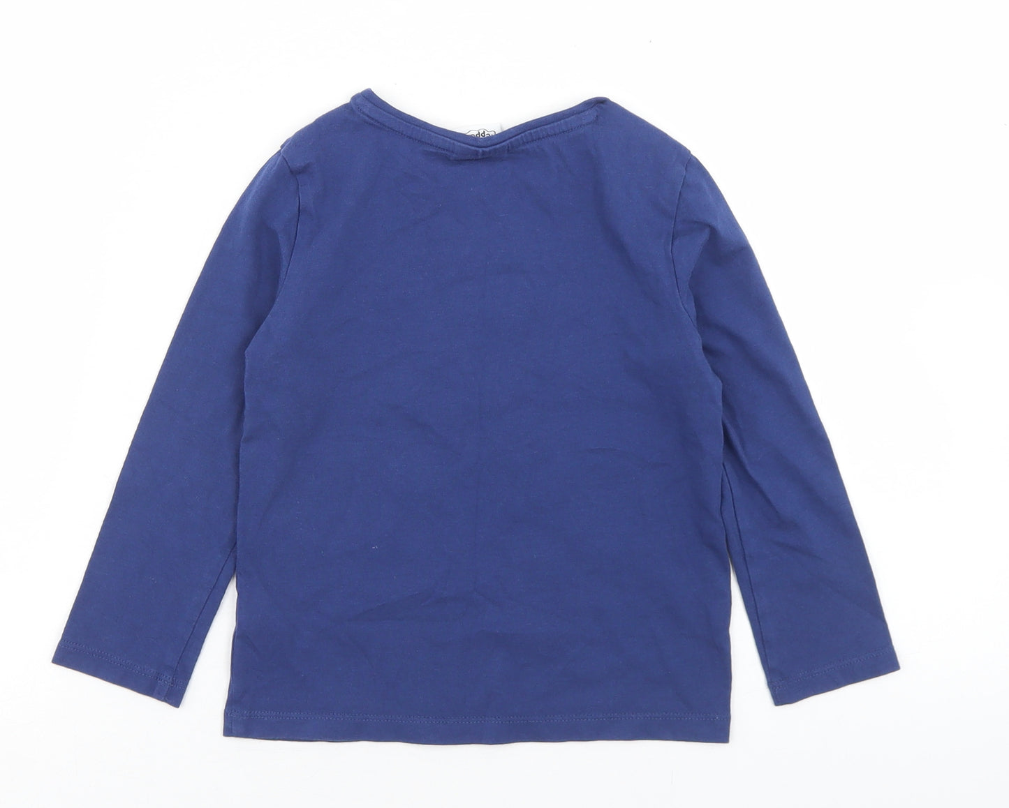 F&F Girls Blue  Cotton Basic T-Shirt Size 4-5 Years Crew Neck  - Peppa pig