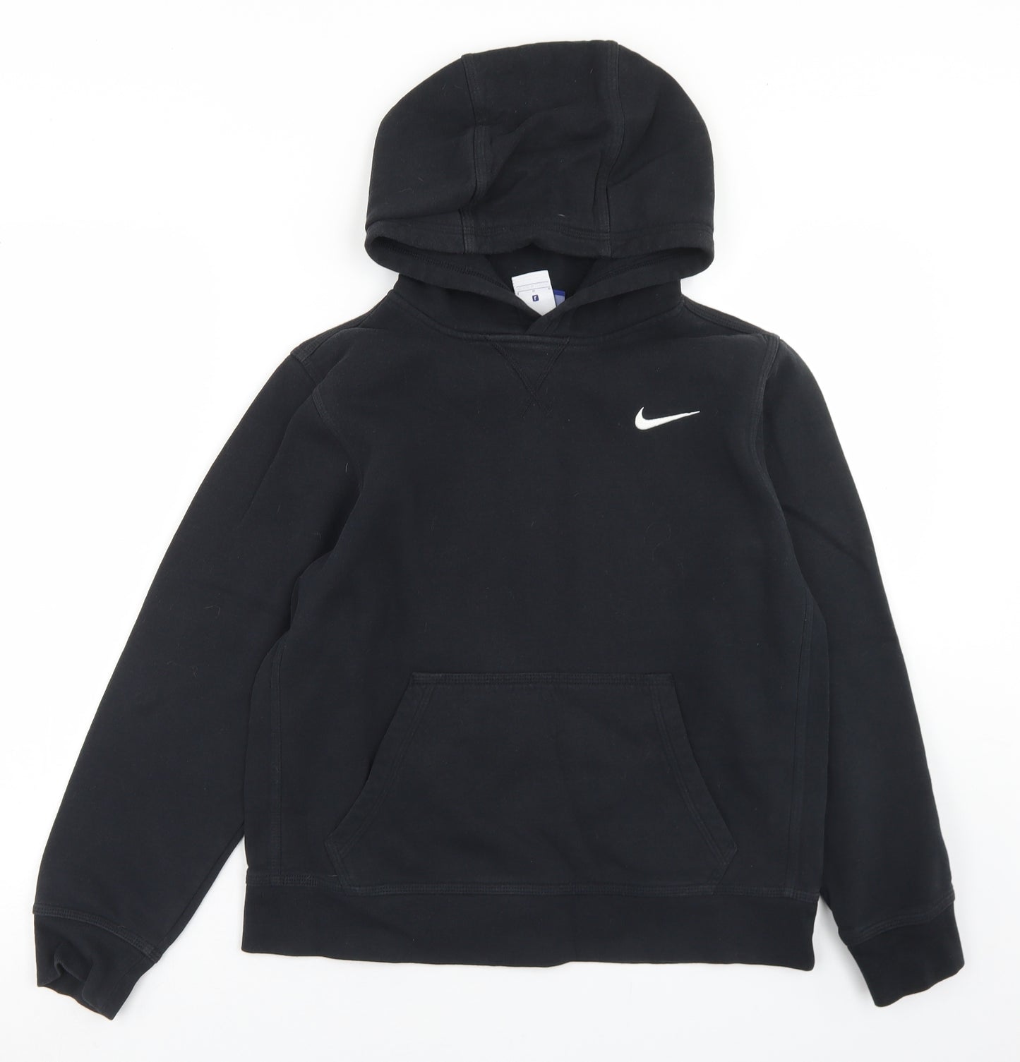 Nike Girls Black  Polyester Pullover Hoodie Size 12-13 Years