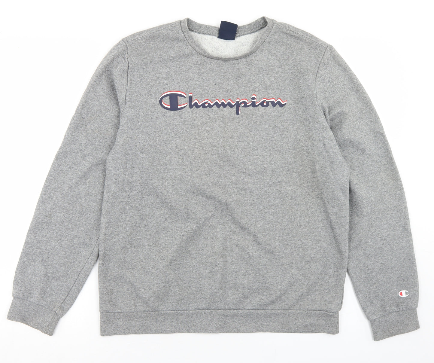 Champion Boys Grey  Cotton Pullover Sweatshirt Size 15-16 Years