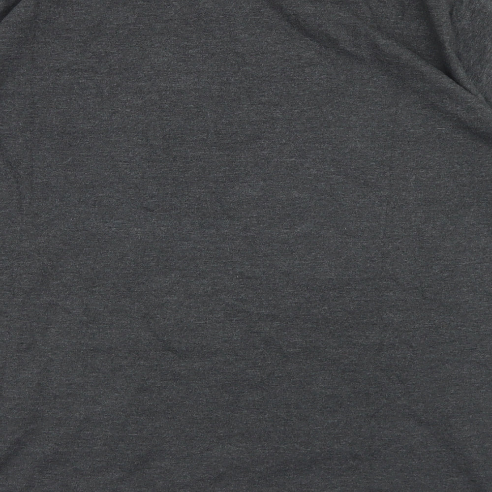 Sports Crate Mens Grey  Cotton  T-Shirt Size L Crew Neck  - New York Knicks