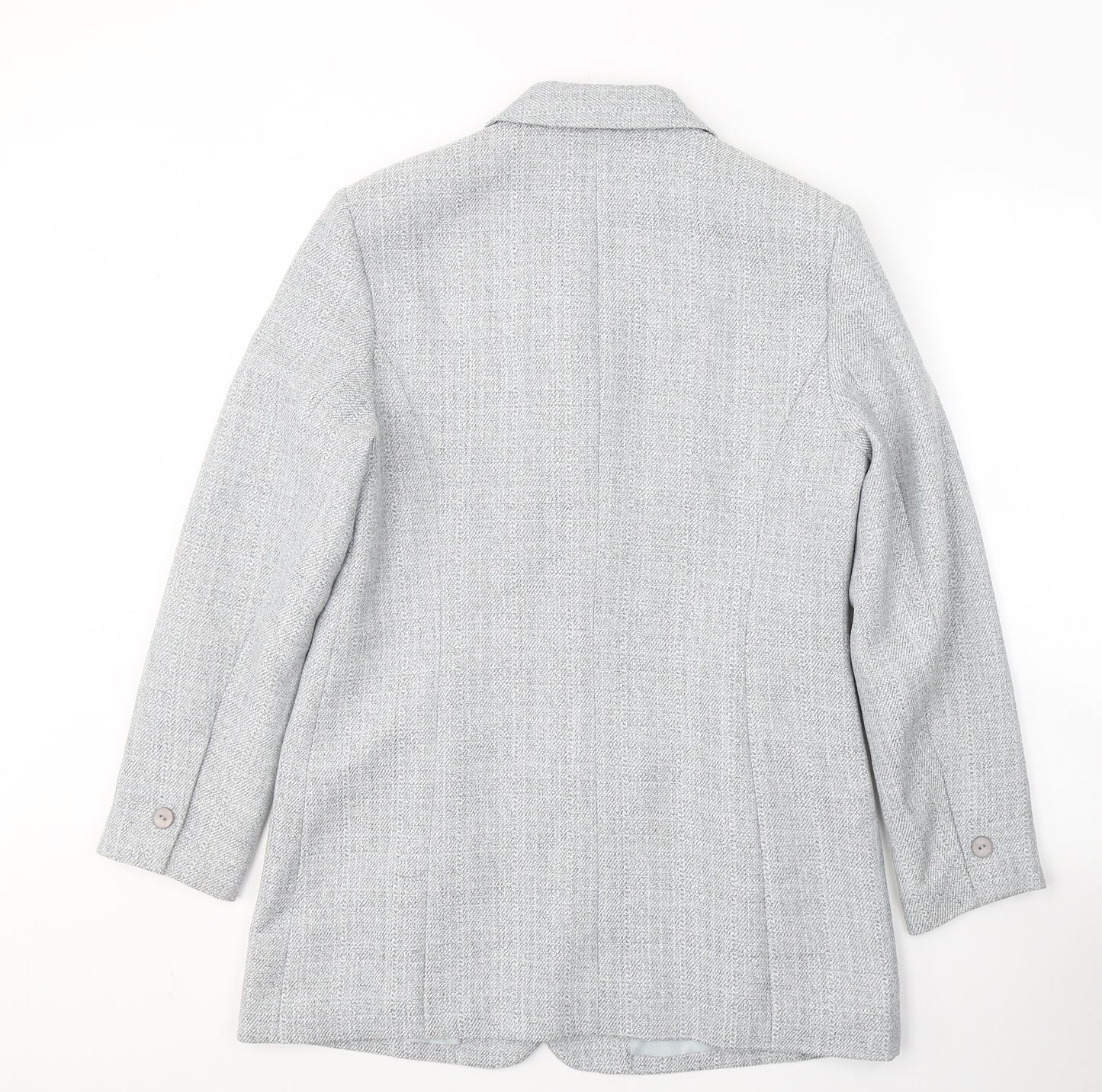 Oscar B. Womens Grey  Polyester Jacket Suit Jacket Size 12