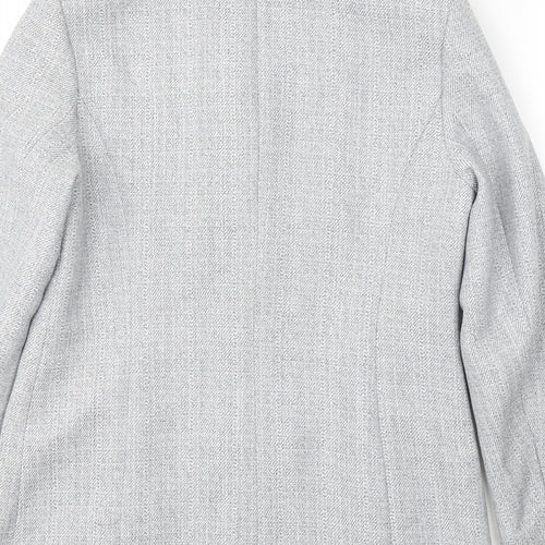 Oscar B. Womens Grey  Polyester Jacket Suit Jacket Size 12