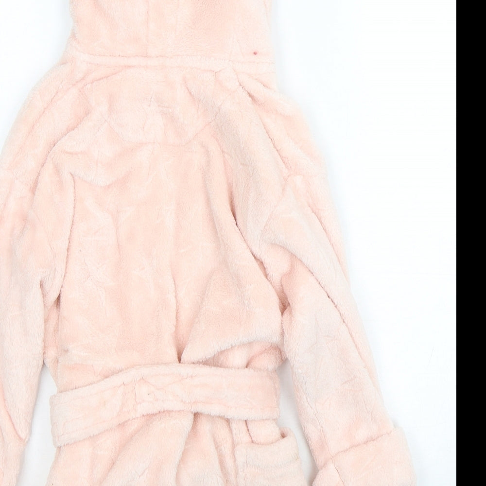 NEXT Girls Pink Solid Polyester Top Gown Size 3-4 Years