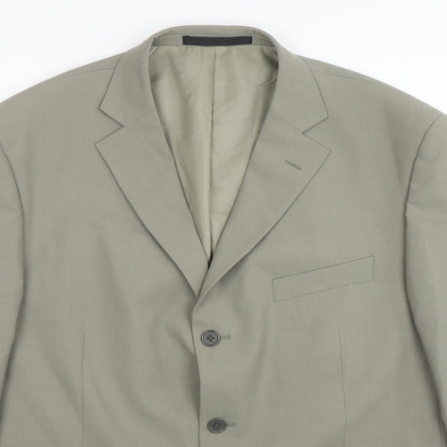 Marks and Spencer Mens Green  Polyester Jacket Suit Jacket