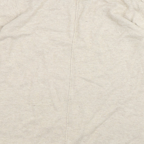 MANTARAY PRODUCTS Womens Beige Round Neck  Acrylic Pullover Jumper Size 16