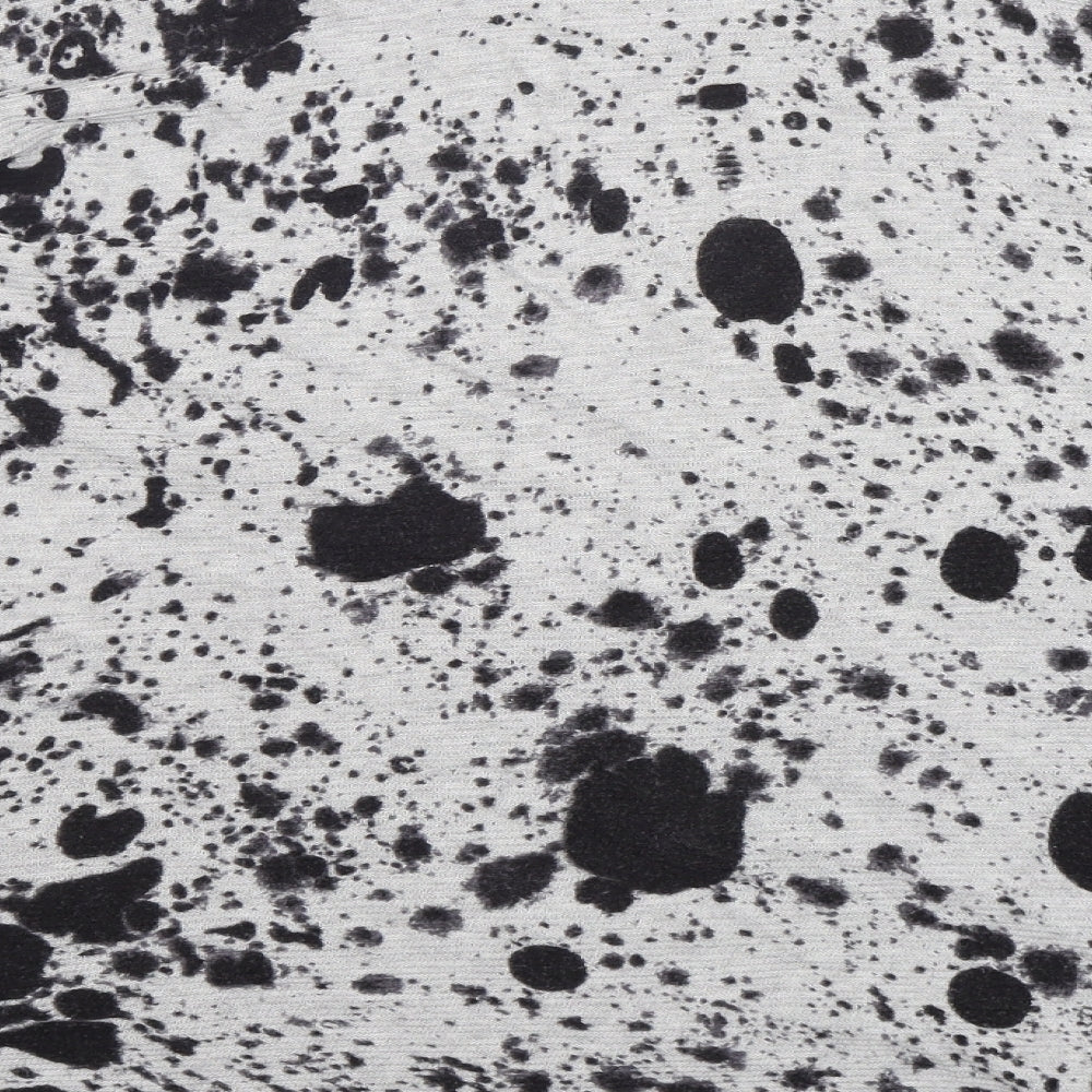 RJR.John Rocha Womens Multicoloured Round Neck Geometric Viscose Pullover Jumper Size 22