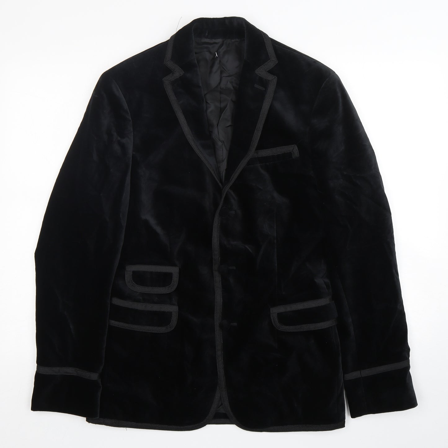 Ralph Lauren Rugby Mens Black  Cotton Jacket Sport Coat
