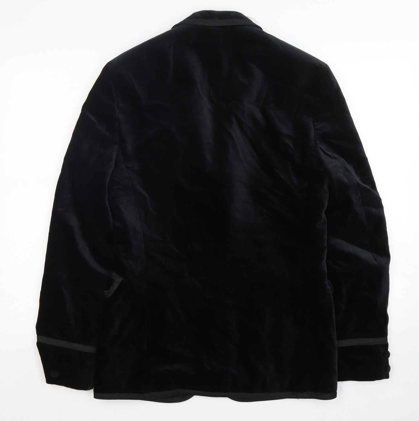 Ralph Lauren Rugby Mens Black  Cotton Jacket Sport Coat
