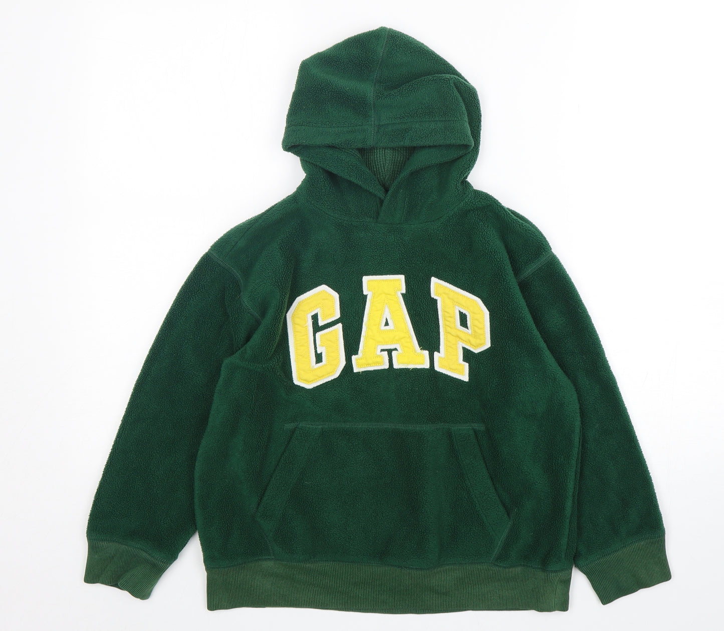 Gap Boys Green  Polyester Pullover Hoodie Size 8-9 Years
