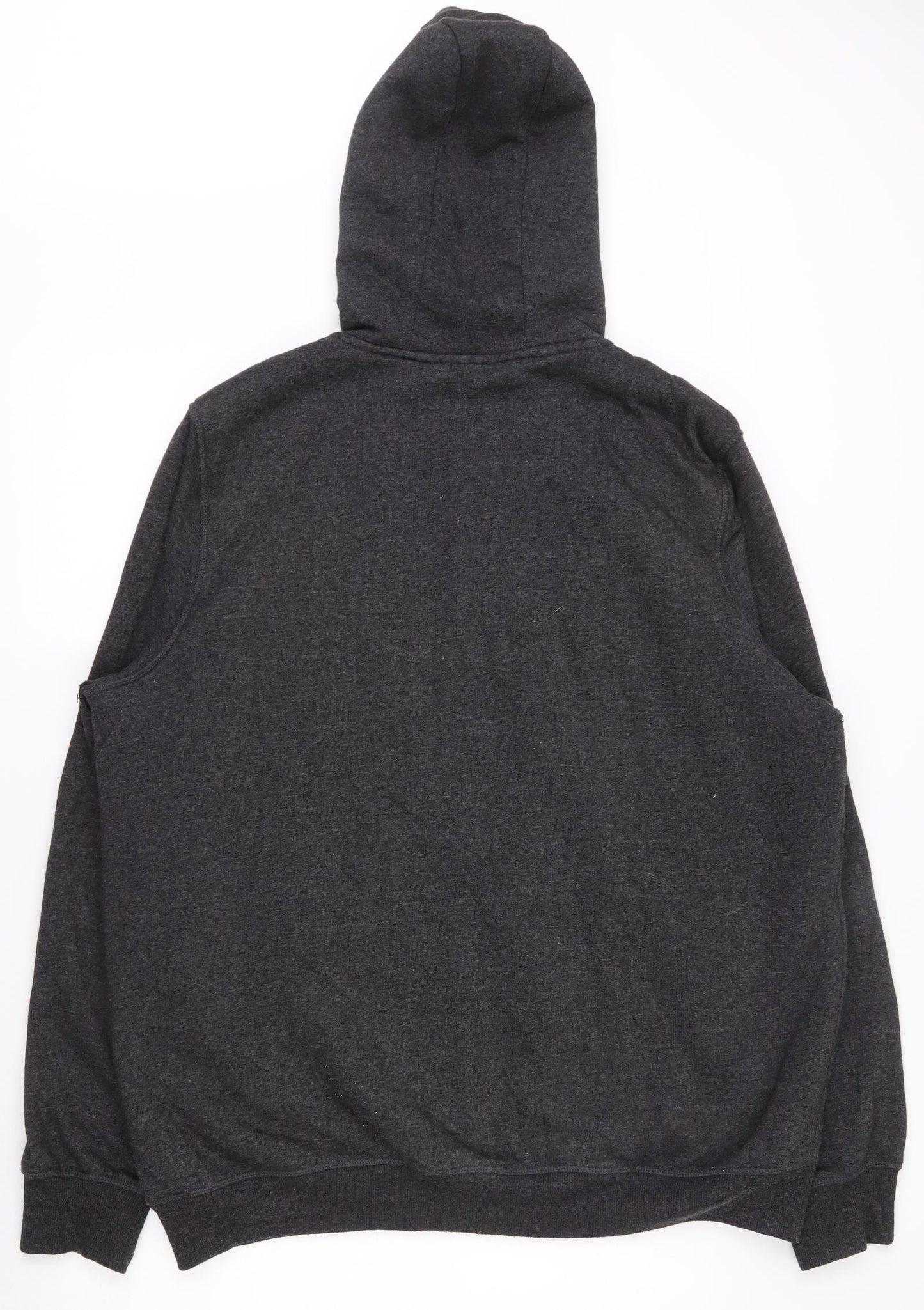 Livergy Mens Grey  Cotton Full Zip Hoodie Size XL