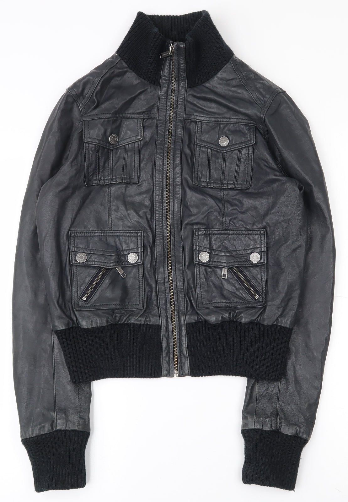 River Island Womens Black   Jacket  Size 12  Zip