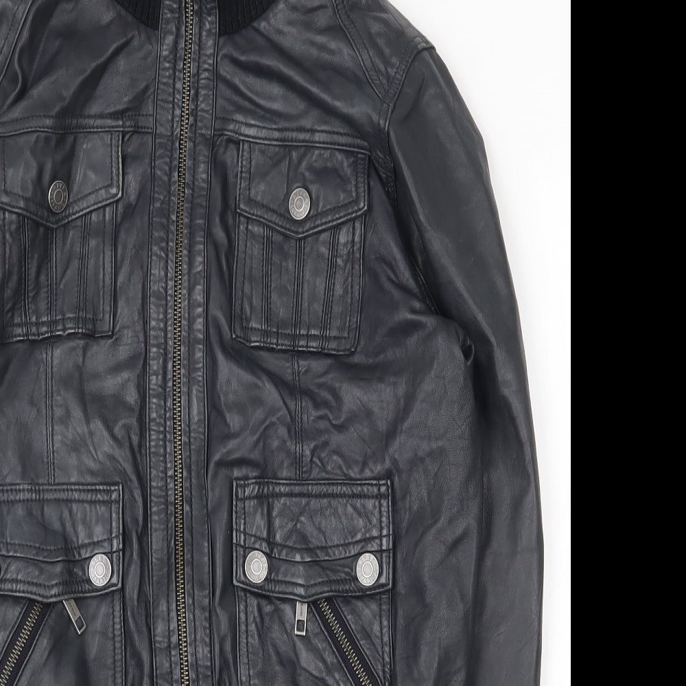 River Island Womens Black   Jacket  Size 12  Zip