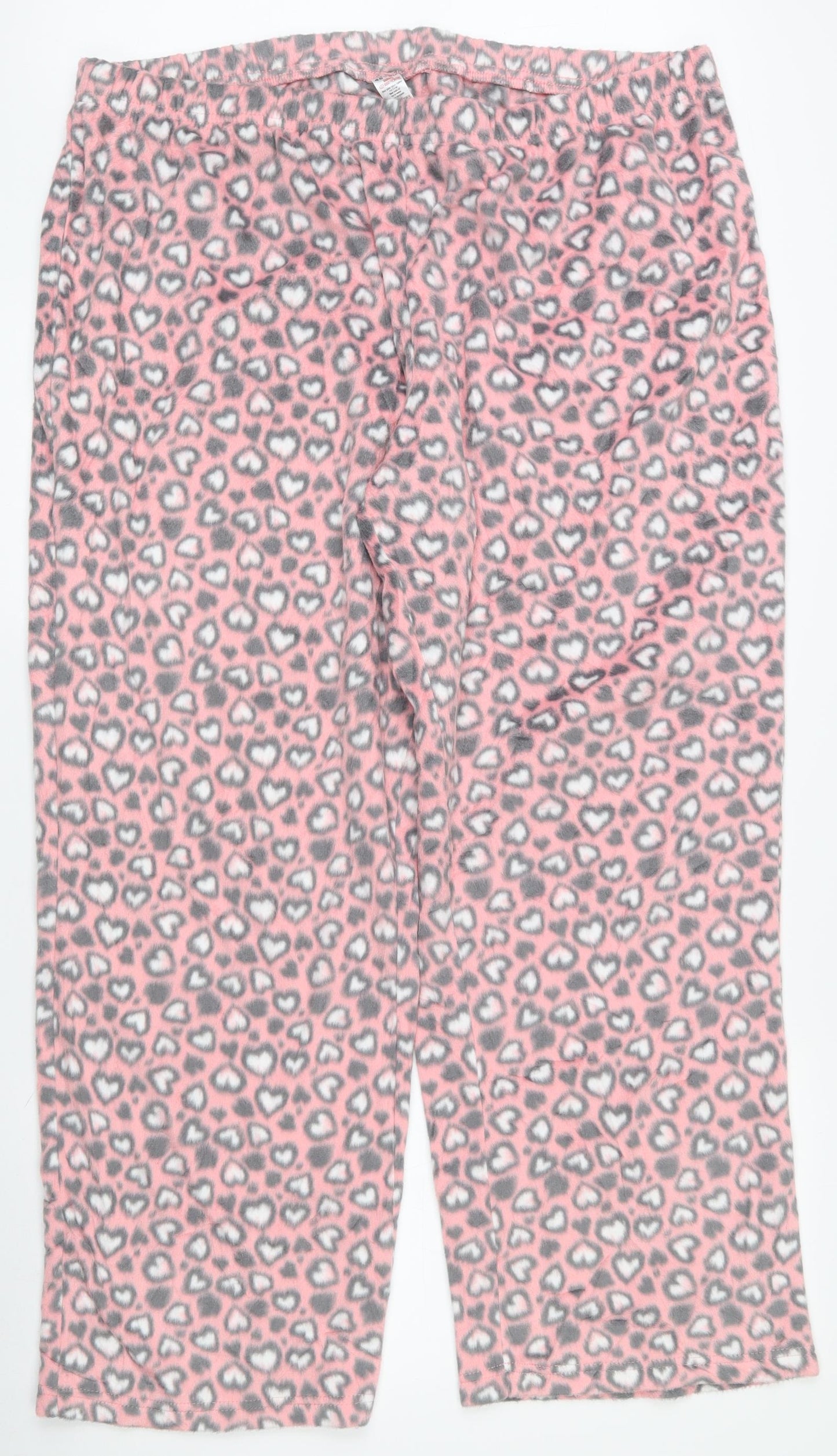 George Womens Pink Geometric Polyester  Pyjama Pants Size 20