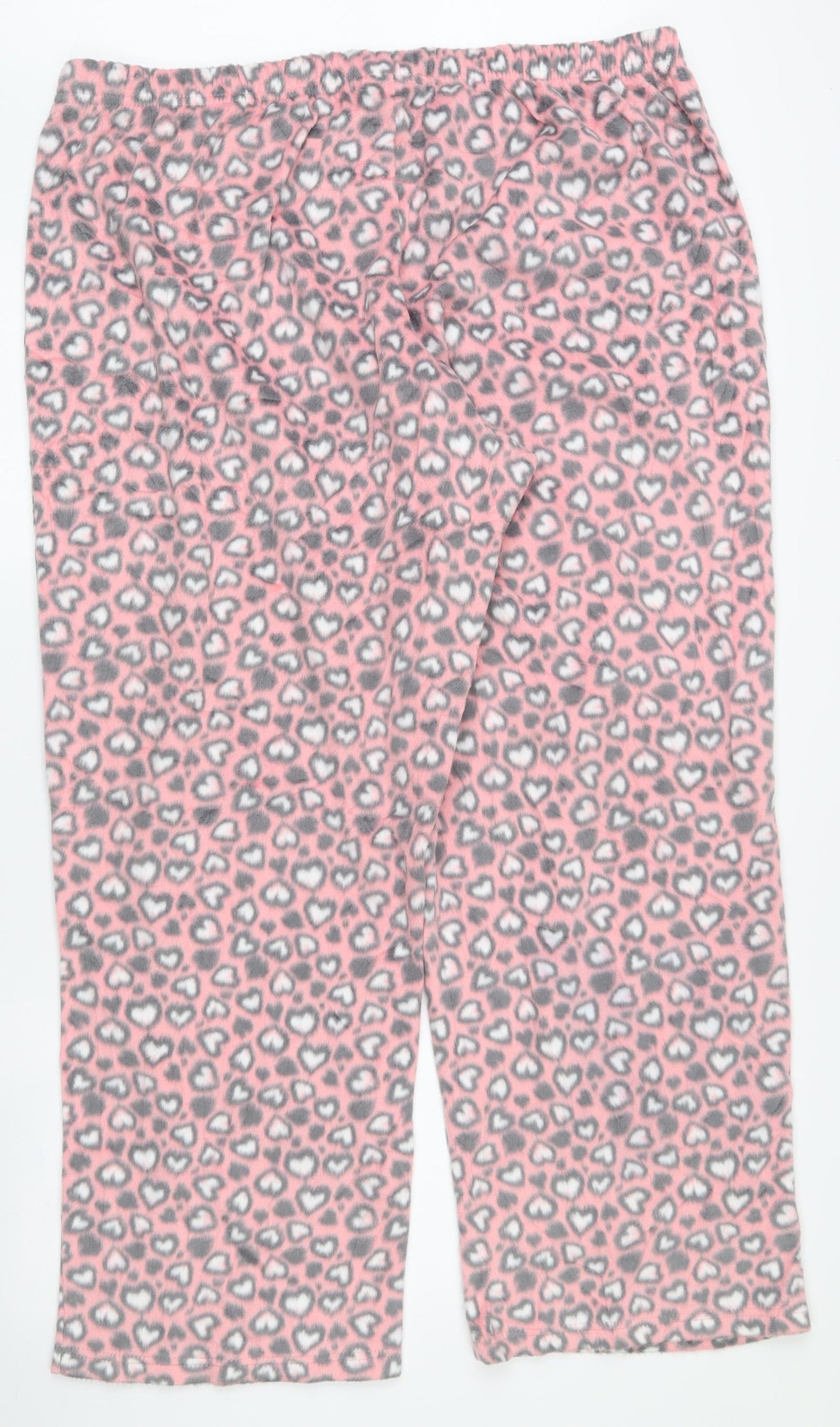 George Womens Pink Geometric Polyester  Pyjama Pants Size 20