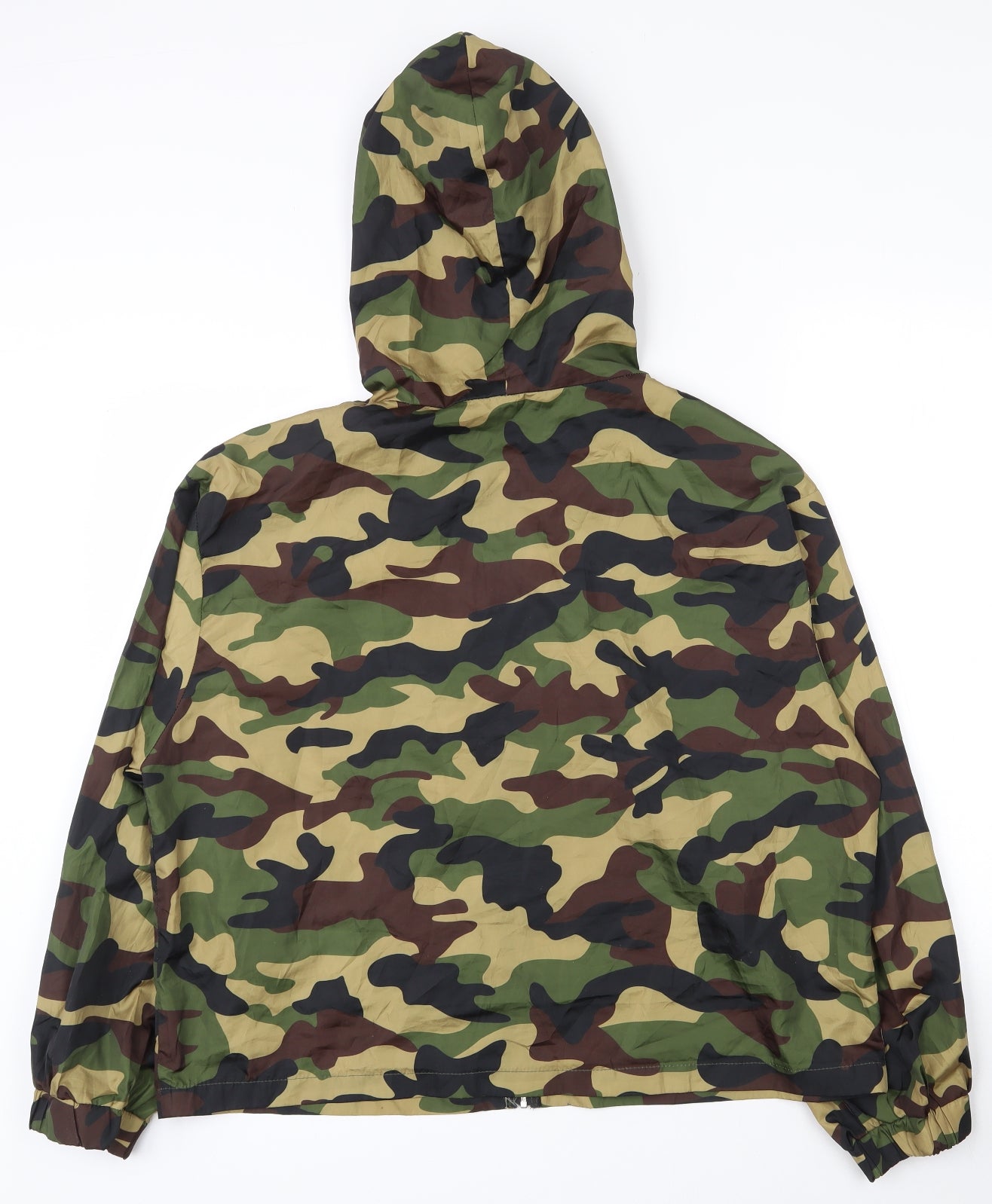 SheIn Womens Green Camouflage  Jacket  Size XL  Zip