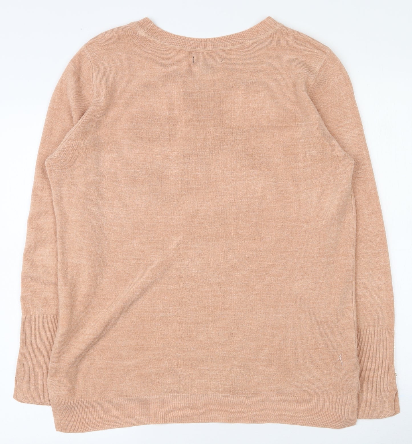 Primark Womens Pink Round Neck  Acrylic Pullover Jumper Size 12