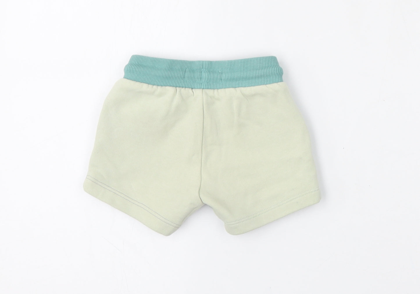 NEXT Boys Multicoloured  Cotton Cropped Trousers Size 6-9 Months  Drawstring