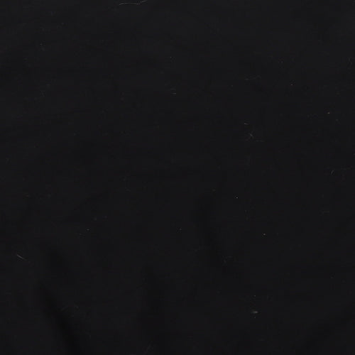 Primark Womens Black Round Neck  Polyester Pullover Jumper Size 14   - Studded arms
