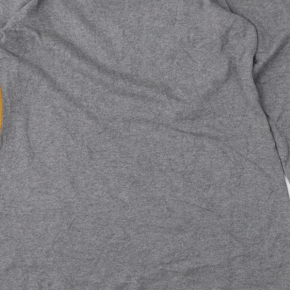 Mudd and Water Womens Multicoloured Round Neck  Cotton Pullover Jumper Size 10