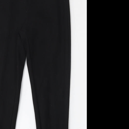 Primark Womens Black  Polyester Carrot Trousers Size 8 L28 in Regular