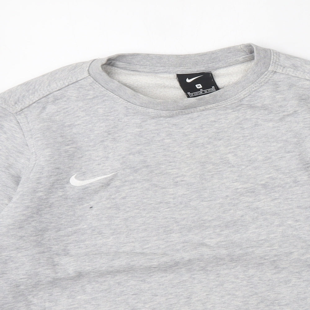 Nike Boys Grey  Polyester Pullover Sweatshirt Size 10-11 Years