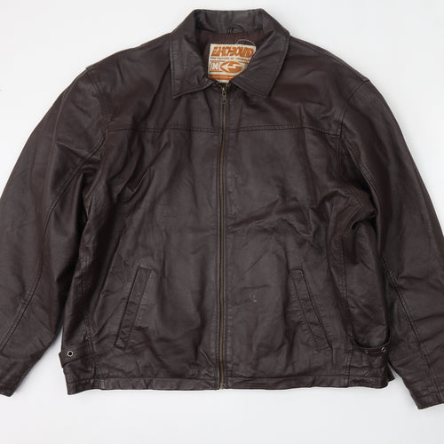 Earthbound Mens Brown   Jacket  Size XL  Zip