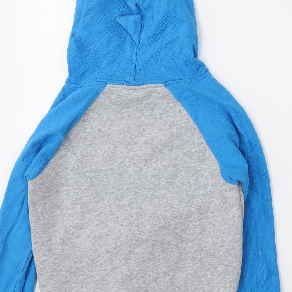 Sonic Boys Blue  Polyester Pullover Hoodie Size 7-8 Years   - Sonic Hoodie