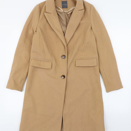 Primark Womens Brown   Overcoat Coat Size 6  Button