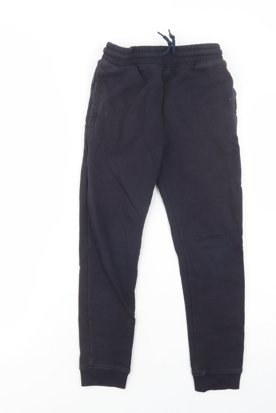 NEXT Boys Blue  Cotton Jogger Trousers Size 9 Years  Regular Drawstring