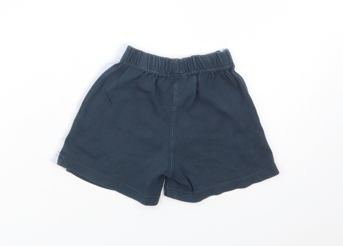 JoJo Maman Bébé Boys Blue  Cotton Sweat Shorts Size 3-4 Years  Regular