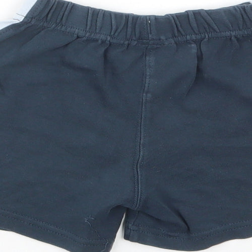 JoJo Maman Bébé Boys Blue  Cotton Sweat Shorts Size 3-4 Years  Regular