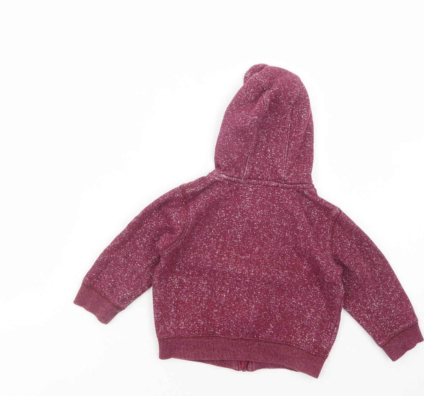 Matalan Baby Purple  Cotton Full Zip Jumper Size 18-24 Months  Zip
